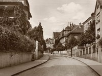 Ulica Adolfa pl. Mošinskoga, gradonačelnika Zagreba 1892-1904. godine (današnja ulica Vladimira Nazora), oko 1930. godine